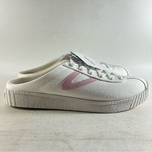Tretorn Easy Nylite Women’s Shoes Lace Up Low Top Sneakers White Pink Size 11 M